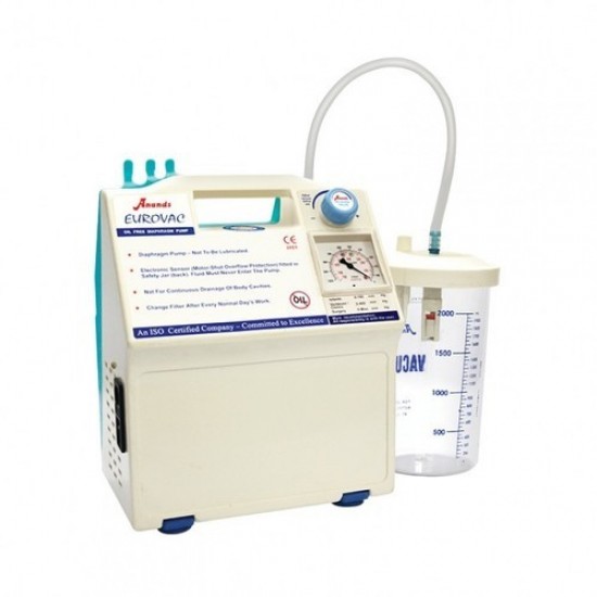 EUROVAC AC DC Battery Operated Suction Unit