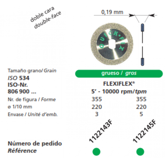 Diamond Disc Flexi-Flex For Quick-Fix 1122145F