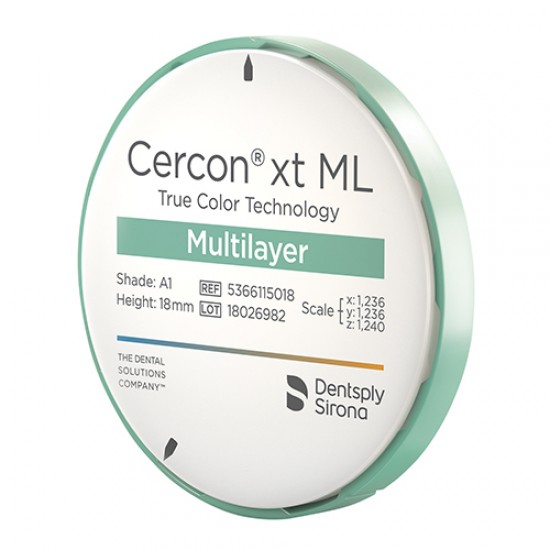 Cercon XT Multilayer Zirconia Blocks