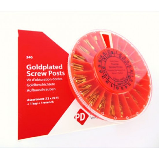 Screw Post Refill Gold Plated